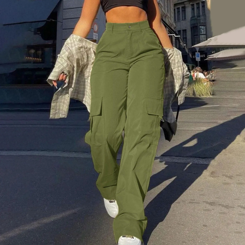 Dames Cargobroek High-Waist | Trendy, comfortabel met urban uitstraling