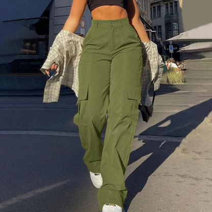 Dames Cargobroek High-Waist | Trendy, comfortabel met urban uitstraling