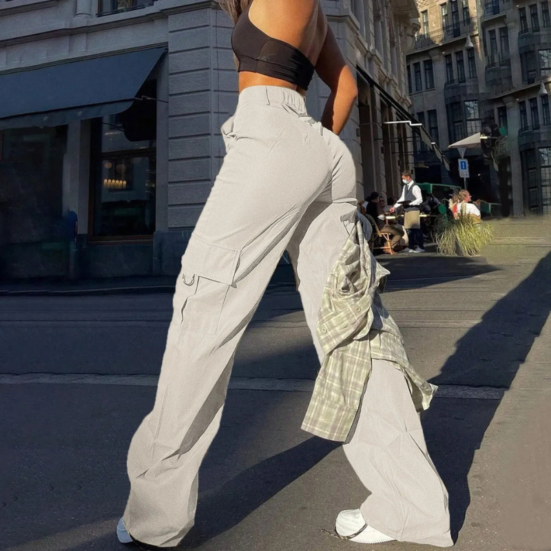Dames Cargobroek High-Waist | Trendy, comfortabel met urban uitstraling