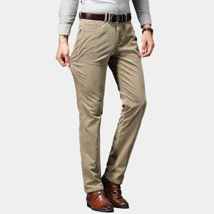 Heren Corduroy Broek met Stretch | Zacht, stijlvol en comfortabel in beweging