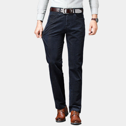 Heren Corduroy Broek met Stretch | Zacht, stijlvol en comfortabel in beweging