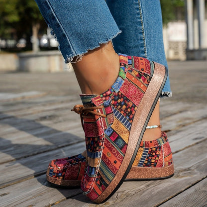 Zamira – Kleurrijke dames schoenen met unieke boho-look