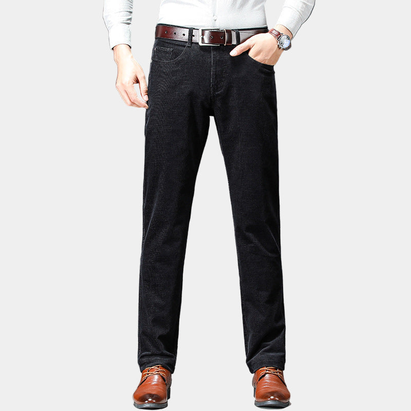 Heren Corduroy Broek met Stretch | Zacht, stijlvol en comfortabel in beweging