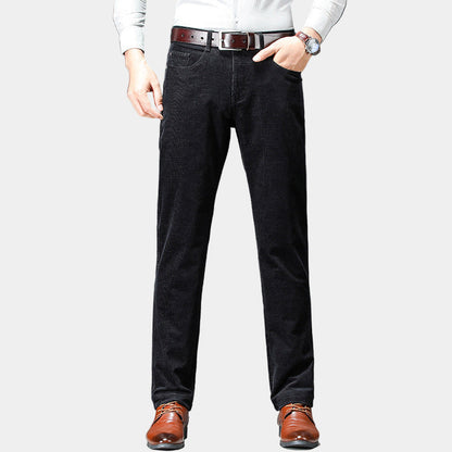 Heren Corduroy Broek met Stretch | Zacht, stijlvol en comfortabel in beweging