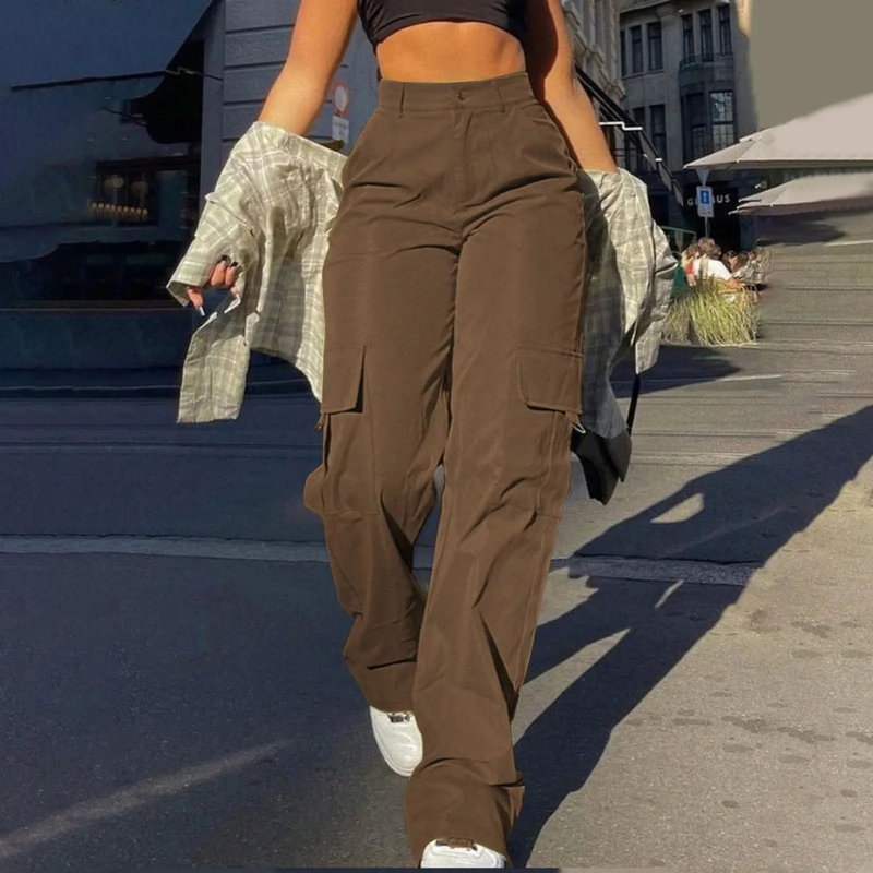 Dames Cargobroek High-Waist | Trendy, comfortabel met urban uitstraling