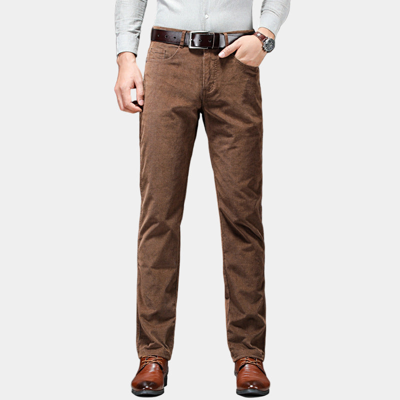 Heren Corduroy Broek met Stretch | Zacht, stijlvol en comfortabel in beweging