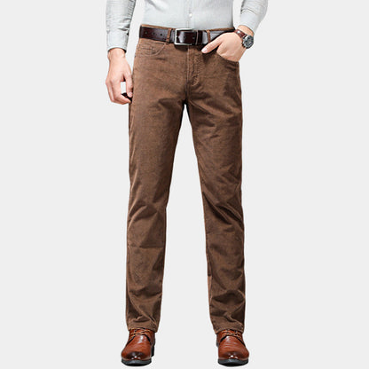 Heren Corduroy Broek met Stretch | Zacht, stijlvol en comfortabel in beweging