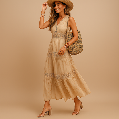Nova – Dames boho zomerjurk met Ibiza spirit