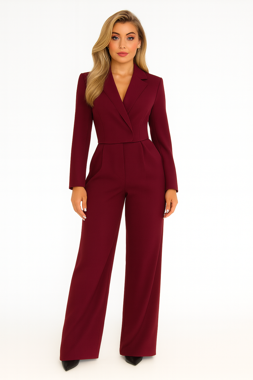 Dames Jumpsuit met Lange Mouwen | Elegantie en comfort voor elke gelegenheid