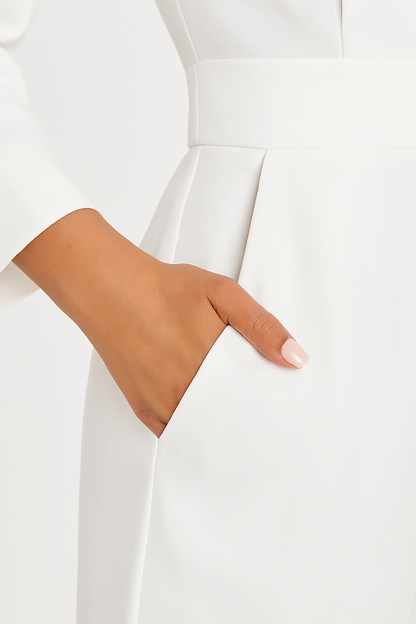 Dames Jumpsuit met Lange Mouwen | Elegantie en comfort voor elke gelegenheid