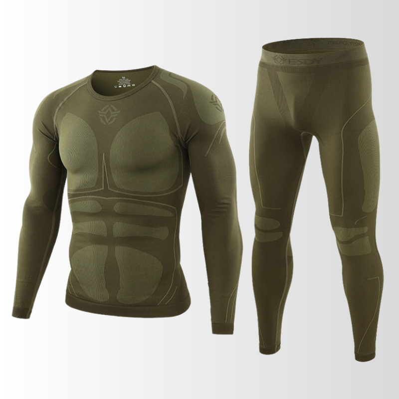 Thermo Kledingset Heren | Warm, ademend en naadloos