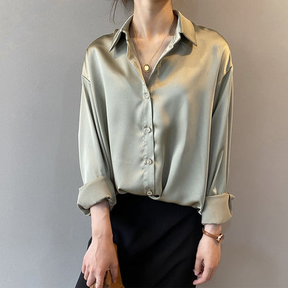 Dames Satijnen Blouse | Elegant, verfijnd en tijdloos stijlvol
