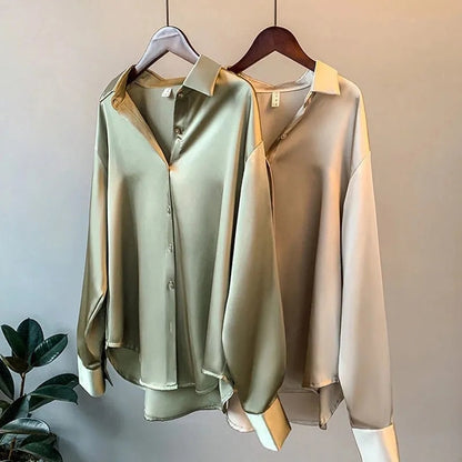 Dames Satijnen Blouse | Elegant, verfijnd en tijdloos stijlvol