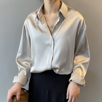 Dames Satijnen Blouse | Elegant, verfijnd en tijdloos stijlvol