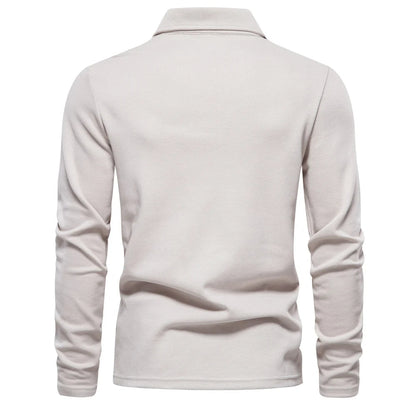 Heren Poloshirt met Lange Mouwen | Tijdloze klasse voor elke gelegenheid