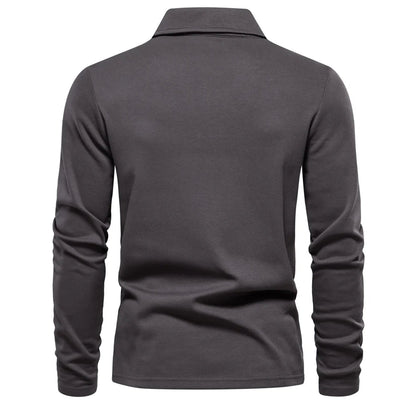Heren Poloshirt met Lange Mouwen | Tijdloze klasse voor elke gelegenheid