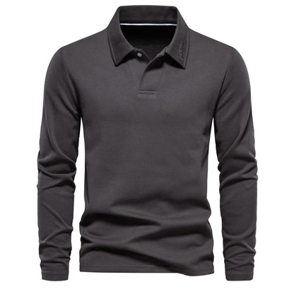 Heren Poloshirt met Lange Mouwen | Tijdloze klasse voor elke gelegenheid