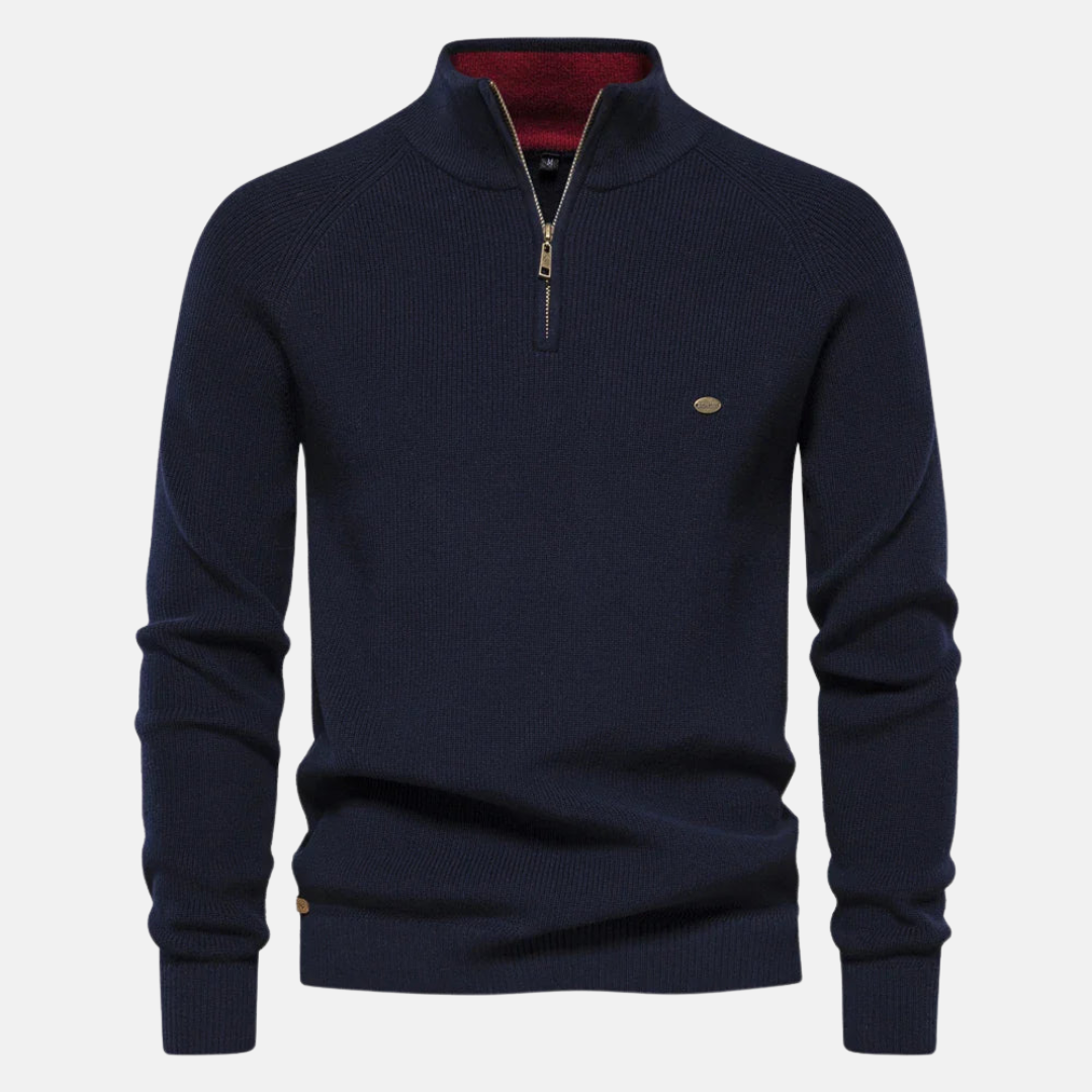 Heren Sweater met Half-Zip | Comfortabel, stijlvol en ideaal voor koelere dagen
