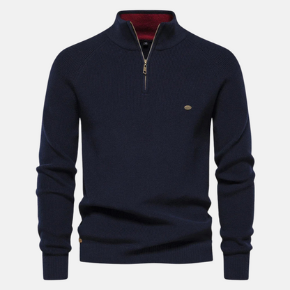 Heren Sweater met Half-Zip | Comfortabel, stijlvol en ideaal voor koelere dagen