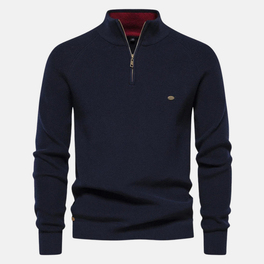 Heren Sweater met Half-Zip | Comfortabel, stijlvol en ideaal voor koelere dagen