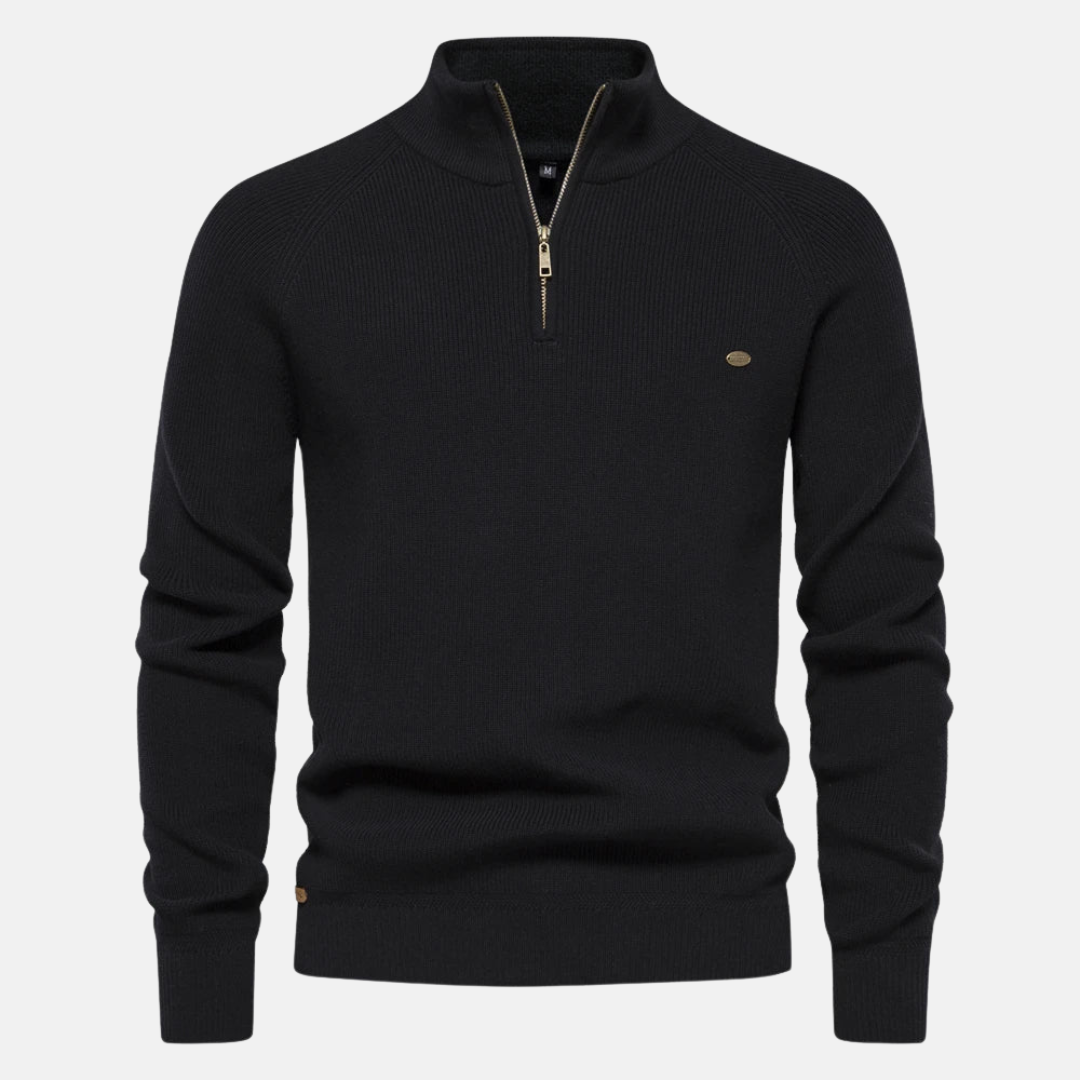 Heren Sweater met Half-Zip | Comfortabel, stijlvol en ideaal voor koelere dagen