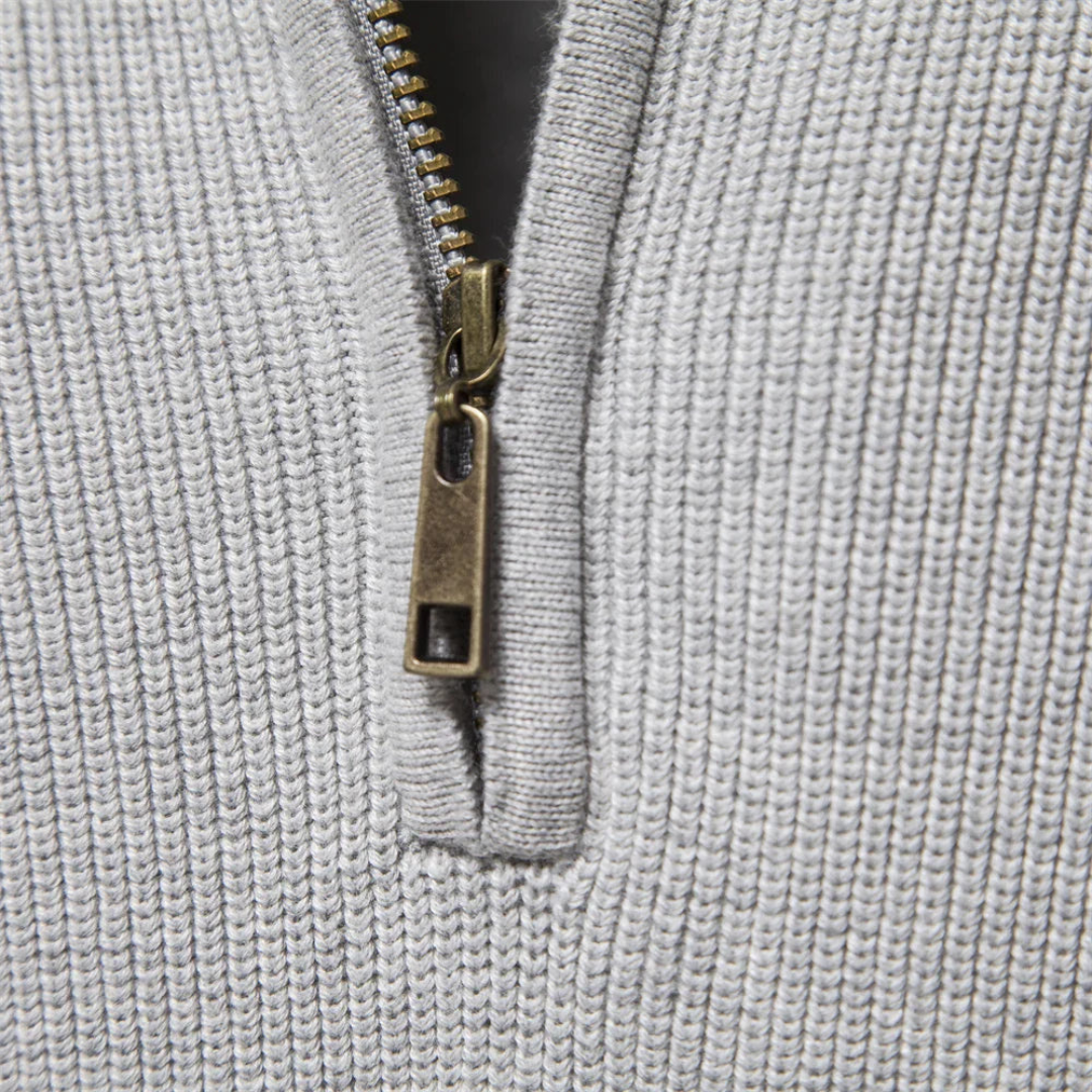 Heren Sweater met Half-Zip | Comfortabel, stijlvol en ideaal voor koelere dagen