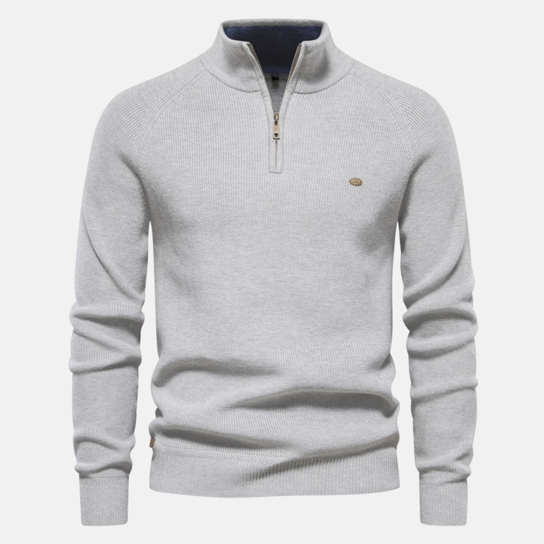 Heren Sweater met Half-Zip | Comfortabel, stijlvol en ideaal voor koelere dagen