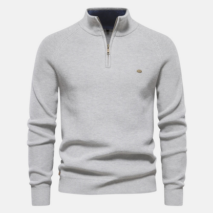 Heren Sweater met Half-Zip | Comfortabel, stijlvol en ideaal voor koelere dagen