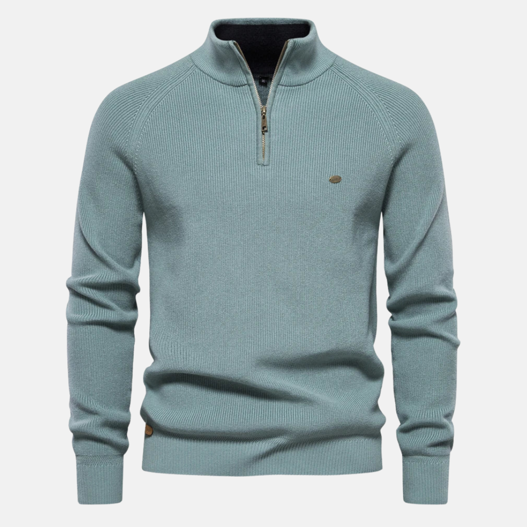 Heren Sweater met Half-Zip | Comfortabel, stijlvol en ideaal voor koelere dagen