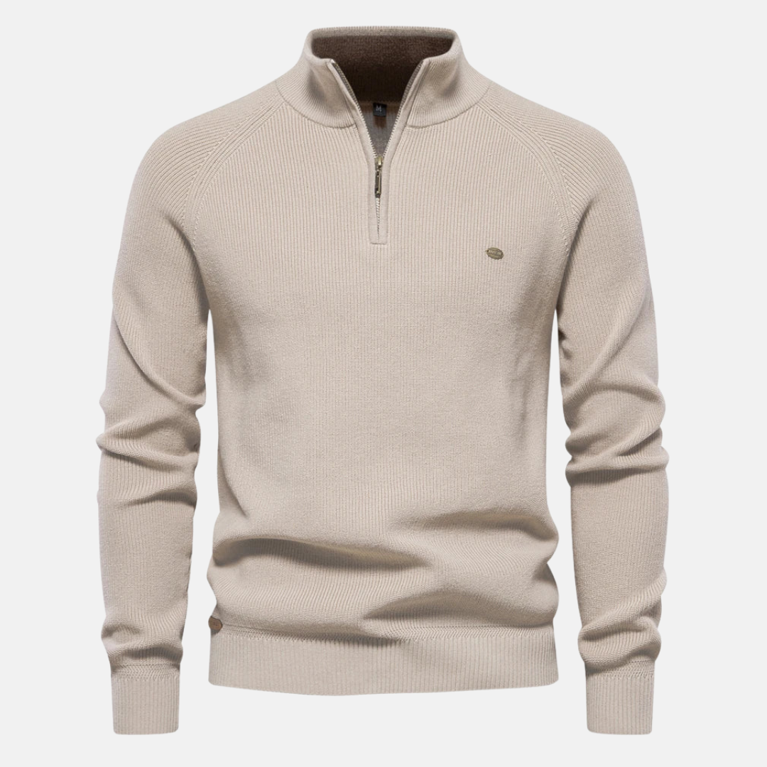 Heren Sweater met Half-Zip | Comfortabel, stijlvol en ideaal voor koelere dagen