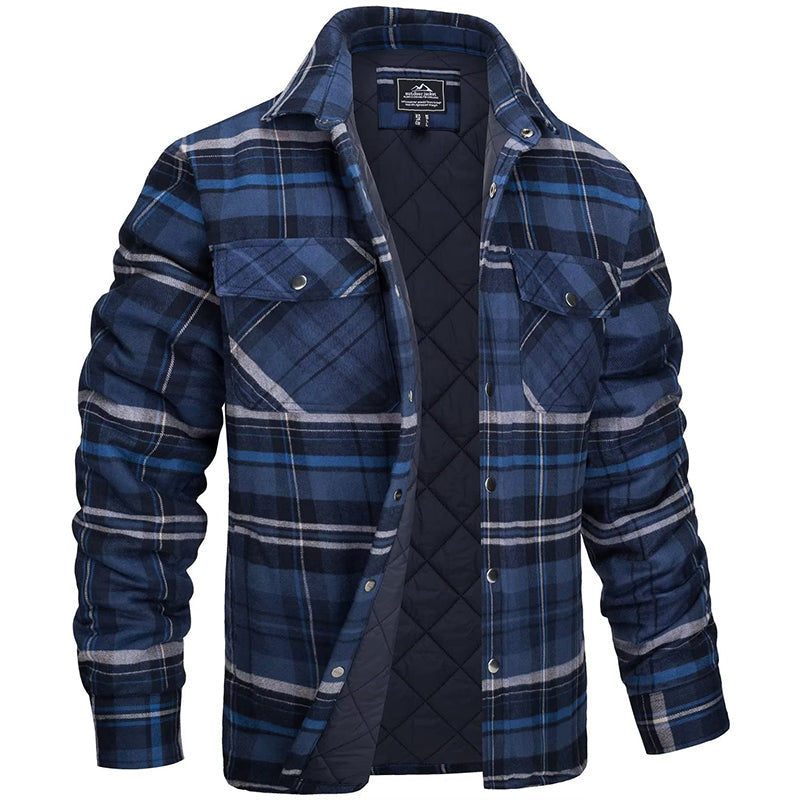 Heren Overshirt met Ruitpatroon | Warm, stoer en perfect voor koude dagen