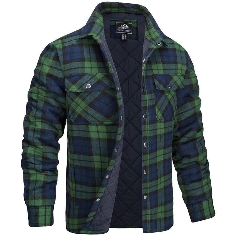 Heren Overshirt met Ruitpatroon | Warm, stoer en perfect voor koude dagen