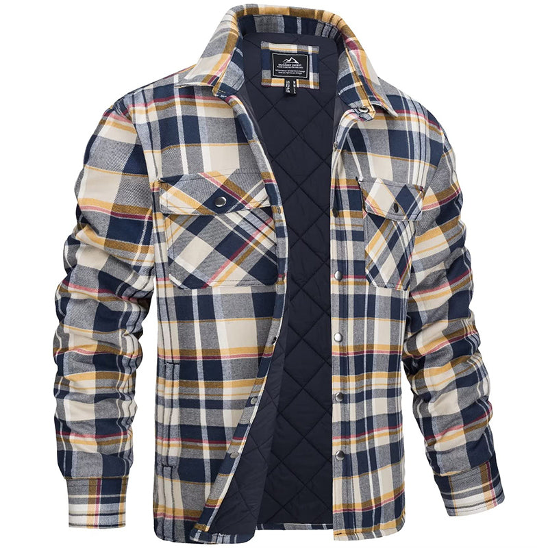 Heren Overshirt met Ruitpatroon | Warm, stoer en perfect voor koude dagen