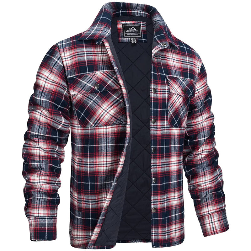 Heren Overshirt met Ruitpatroon | Warm, stoer en perfect voor koude dagen