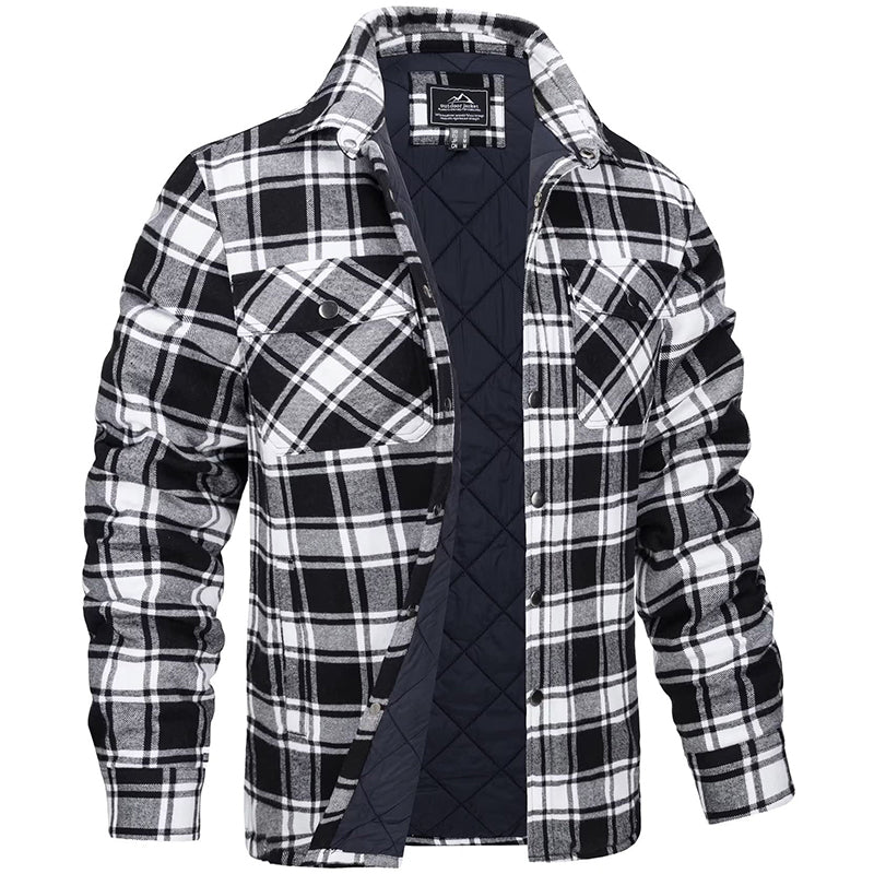 Heren Overshirt met Ruitpatroon | Warm, stoer en perfect voor koude dagen