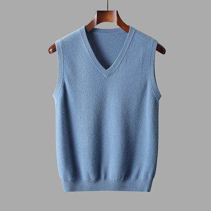 Heren Spencer Wol met V-hals | Tijdloos, comfortabel en perfect voor laagjes