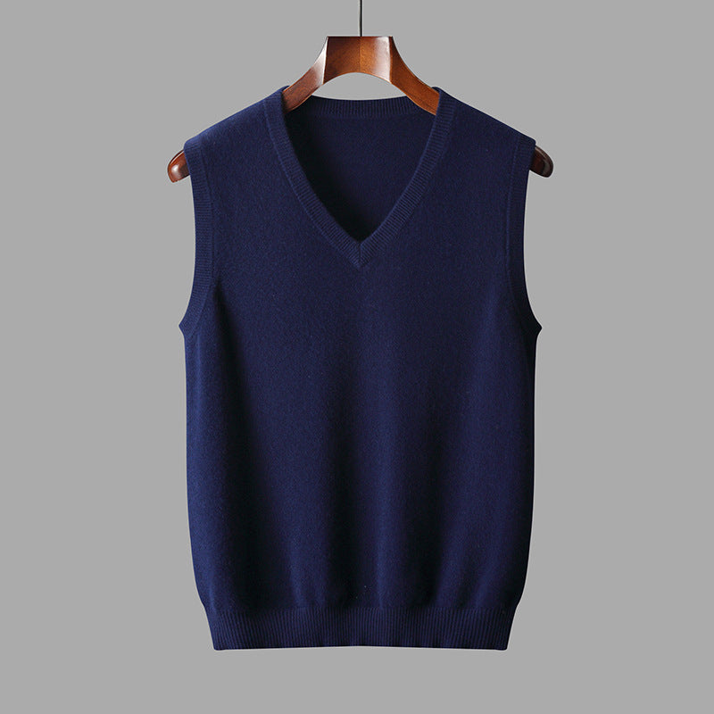 Heren Spencer Wol met V-hals | Tijdloos, comfortabel en perfect voor laagjes