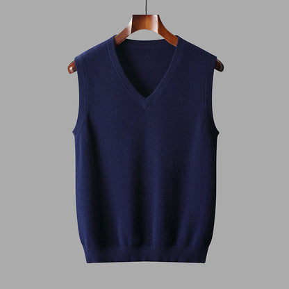Heren Spencer Wol met V-hals | Tijdloos, comfortabel en perfect voor laagjes