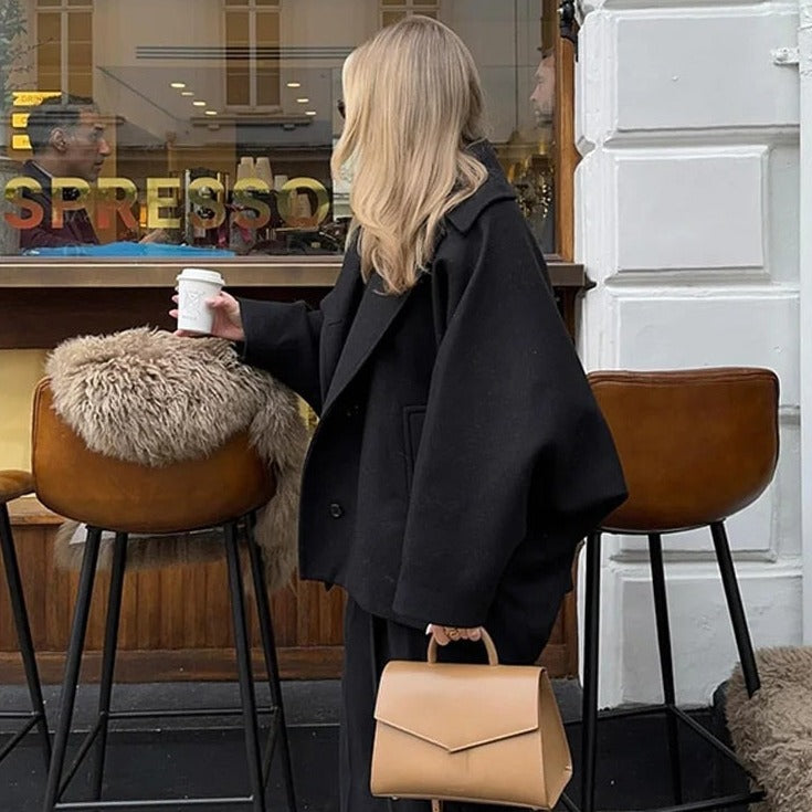 Auren – Oversized dames mantel met luxe comfort