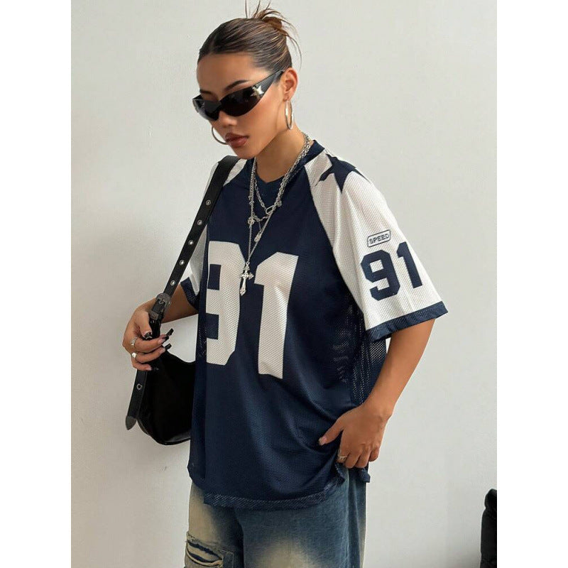 Dames Oversized Jersey Top | Trendy streetwear voor elke dag