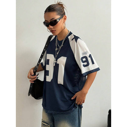 Dames Oversized Jersey Top | Trendy streetwear voor elke dag