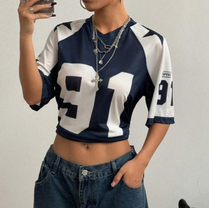 Dames Oversized Jersey Top | Trendy streetwear voor elke dag