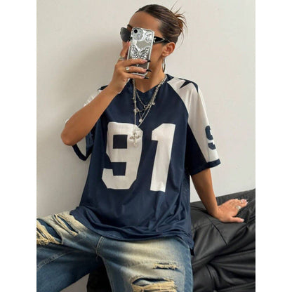 Dames Oversized Jersey Top | Trendy streetwear voor elke dag