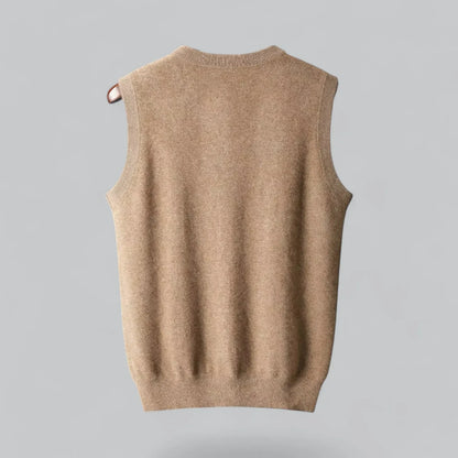 Heren Spencer Wol met V-hals | Tijdloos, comfortabel en perfect voor laagjes