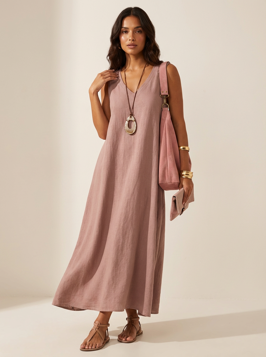 Dames Maxi Jurk | Luchtige elegantie voor warme dagen