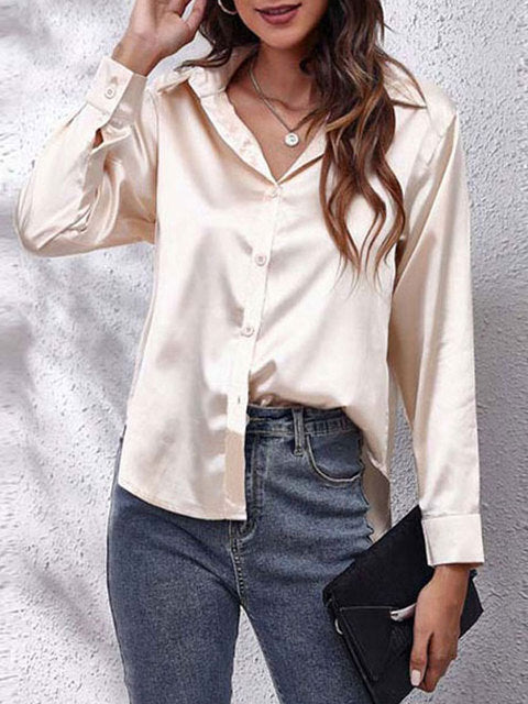 Dames Satijnen Blouse | Luxe, elegant en tijdloos