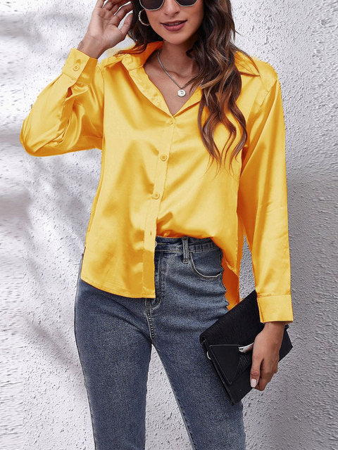 Dames Satijnen Blouse | Luxe, elegant en tijdloos