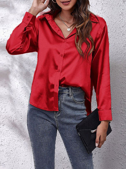 Dames Satijnen Blouse | Luxe, elegant en tijdloos
