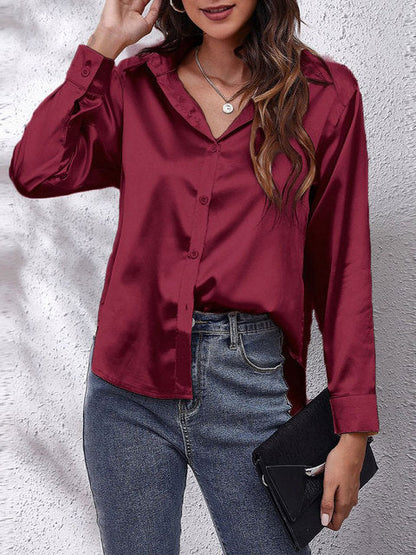 Dames Satijnen Blouse | Luxe, elegant en tijdloos