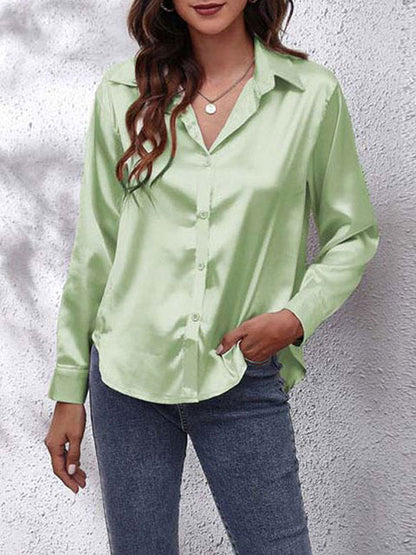 Dames Satijnen Blouse | Luxe, elegant en tijdloos